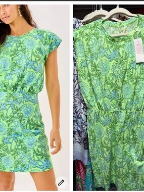 Nwt Lilly Pulitzer Melli dress SZ medium Tropical Print Short Dress